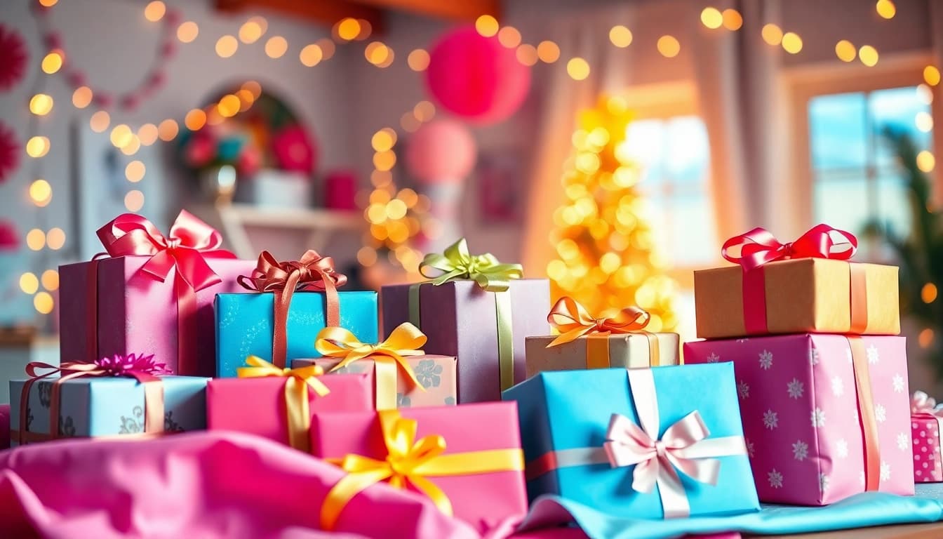 Geschenk-Inspiration mit kreativen Geschenkideen in einer liebevoll dekorierten Umgebung.