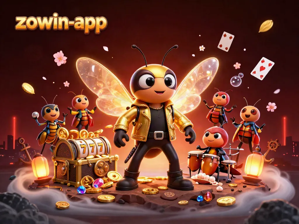 Experience exciting gameplay with the zowin-app featuring vibrant characters and thrilling casino elements.