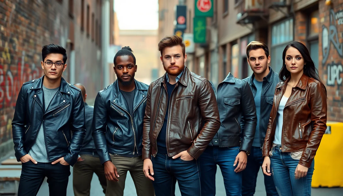 Kombinieren Sie die Lederjacke Herren mit luxuriösen Kaschmir-Basics für den perfekten Look