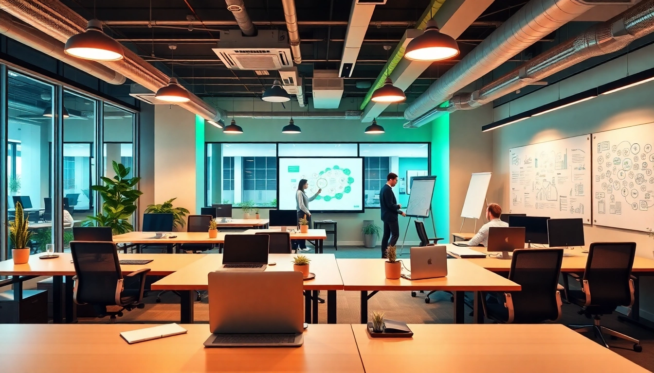 Boost engagement with our pflegemarketing agentur in a vibrant office environment.