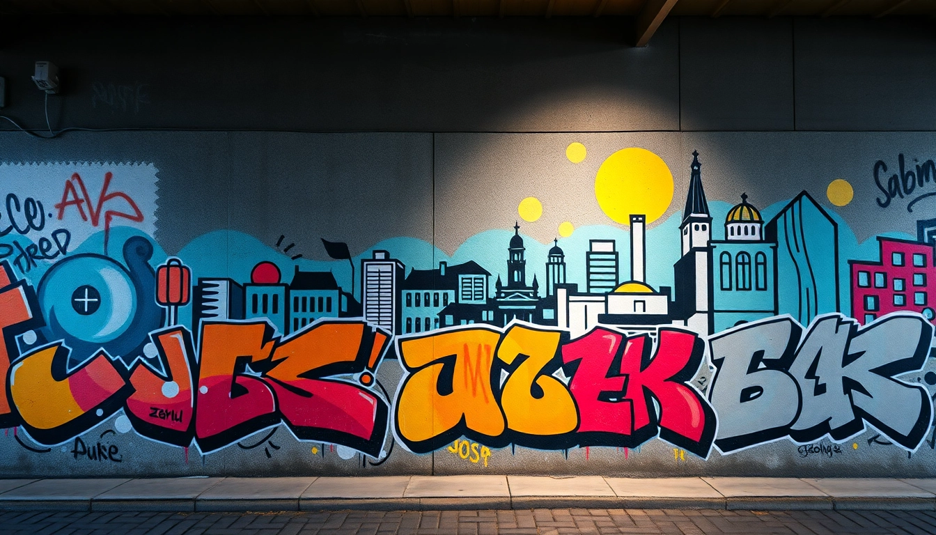 Erleben Sie Graffiti Stuttgart in einem beeindruckenden Mural, das urbanen Stil und kreative Farben feiert.