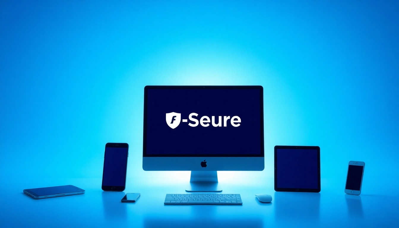 F-Secure 1 Jahr Vollversion: Effektive Sicherheitssoftware für Geräte, die Viren- und Datenschutz bietet.