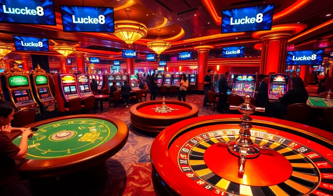 Trải nghiệm cảm giác hồi hộp tại https://luck8.net với các trò chơi casino sống động, bao gồm poker, máy đánh bạc và roulette.